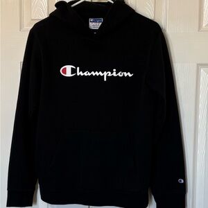 Champion kid Black Hoodie Size XL 10-20